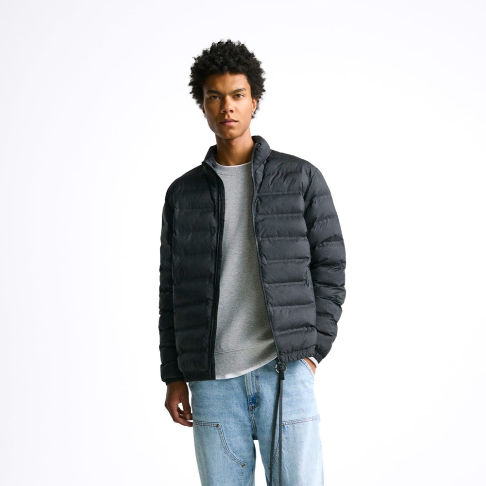 NWT Men’s ZARA puffer jacket, black